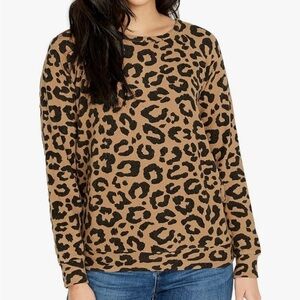 Buffalo by David Bitton Cheetah Print Crewneck